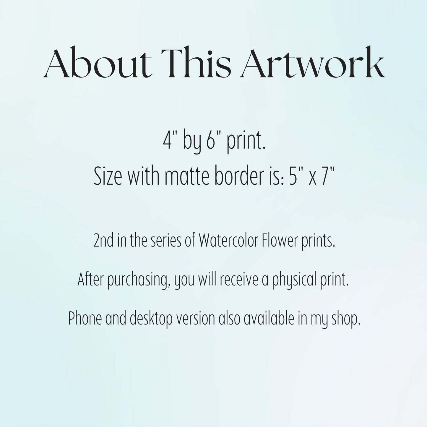 Sunflower Painting - 4" x 6" Watercolor Flower Print